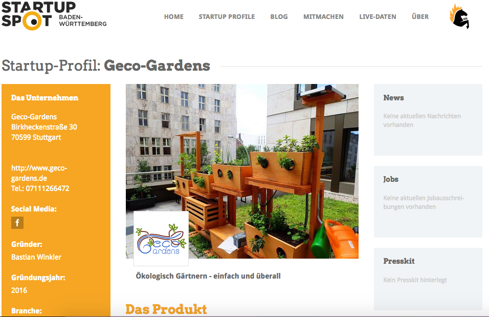 startupspot geco-gardens
