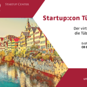 Flyer der ersten Startup:con der Universität Tübingen